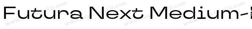 Futura Next Medium字体转换